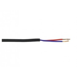 Rola 100m cablu de boxe 2x1.5mm, negru, Omnitronic 3030011K